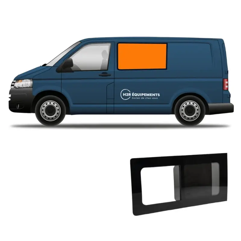 CARBEST Fenêtre avant gauche | coulissante | VW T5/T6/T6.1 Authentique