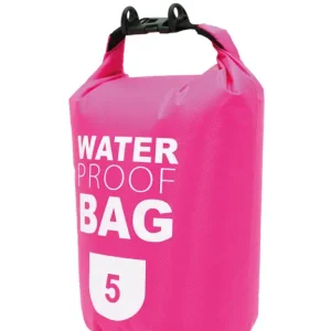 SAC TUBE ÉTANCHE LÉGER 5 L ROSE Petit Prix