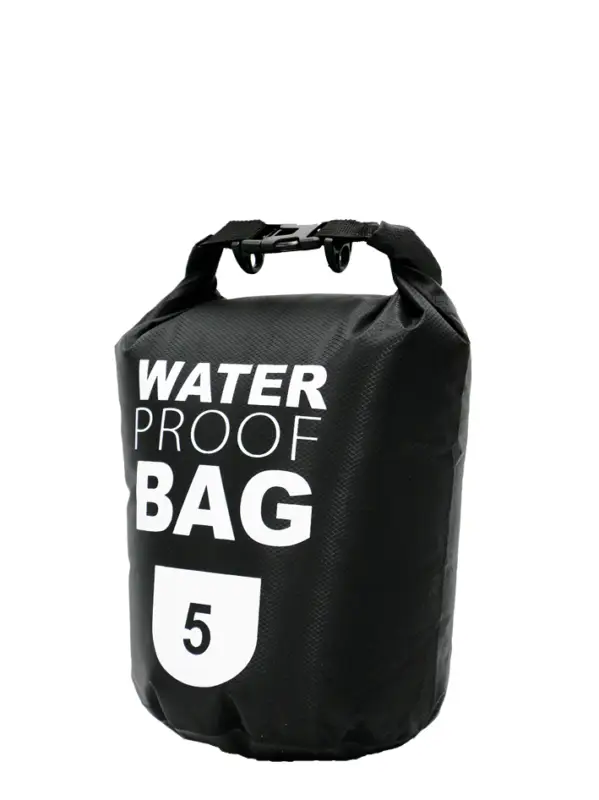 Dernière Chance SAC TUBE ÉTANCHE LÉGER 5 L NOIR