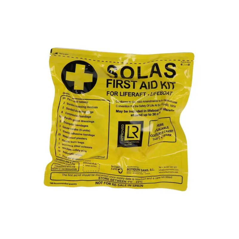 BOTIQUÍN SANS Trousse pharmacie | Radeau SOLAS Achat Immédiat