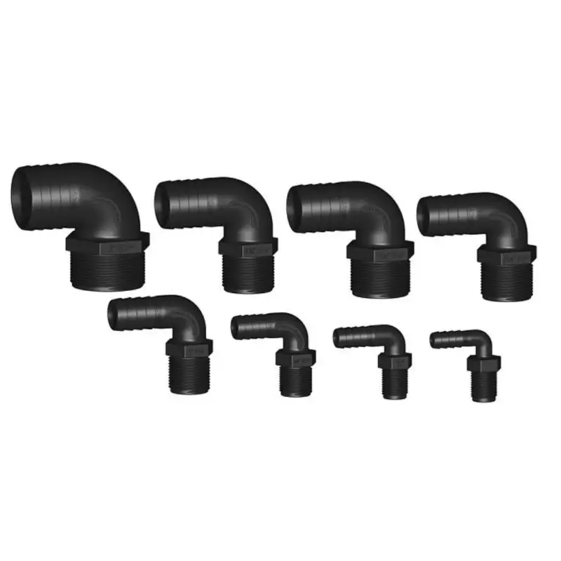 Bon Plan TRUDESIGN Coude 90° MM fileté BSP cannelé noir
