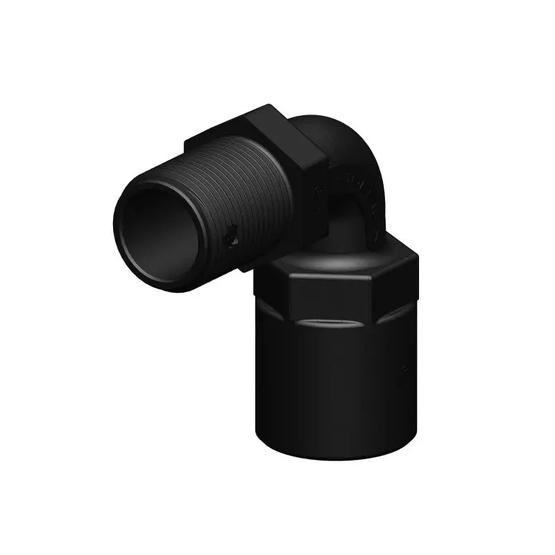 Certifié TRUDESIGN Coude 90° FM fileté fileté BSP noir