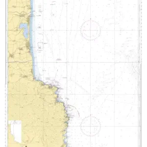 Réduction 6843LSH CARTE PLIÉE :MER MEDITERRANEE - COTES D'ESPAGNE ET DE FRANCE - DU CABO CREUS A PORT-BARCARES