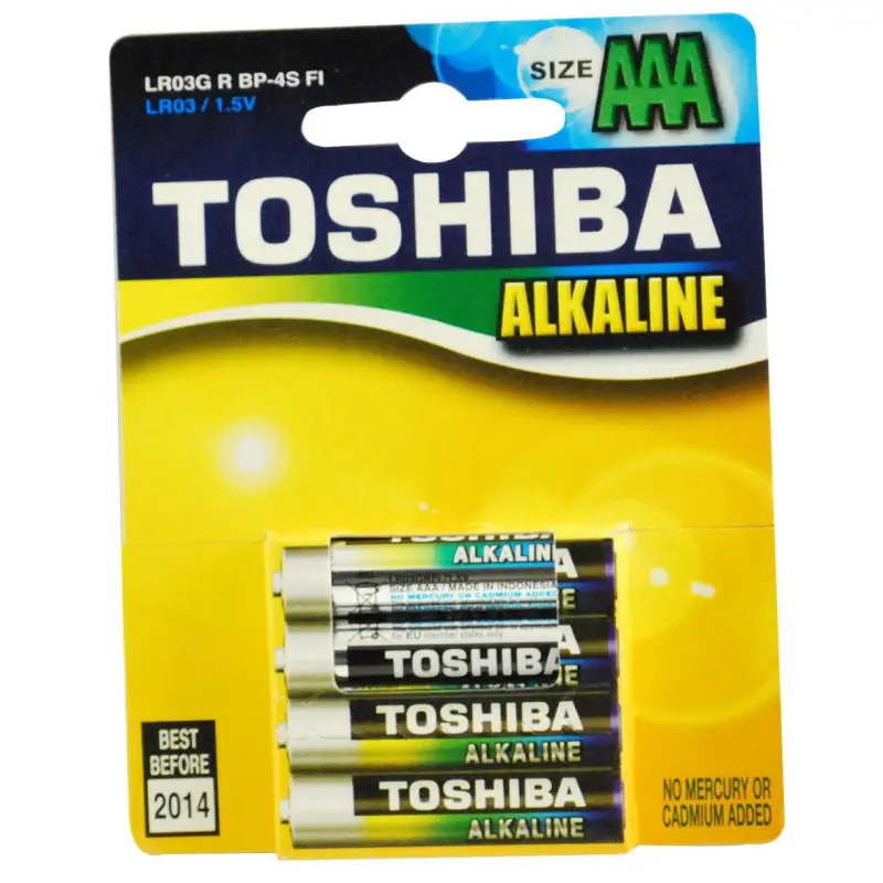 TOSHIBA Piles alcalines - LR03 - AAA Commander Vite
