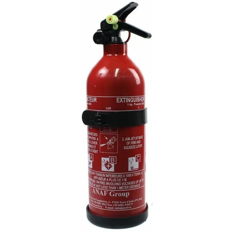 ANAF Extincteur ABC 1 kg | avec support Must-Have
