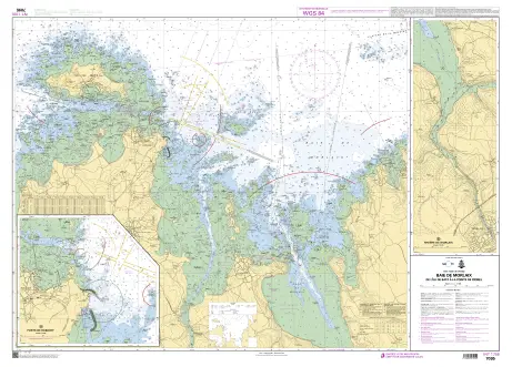 SHOM 7095-CA CARTE À PLAT :COTE NORD DE FRANCE DE L'ILE DE BATZ A LA POINTE DE PRIMEL Dernière Chance