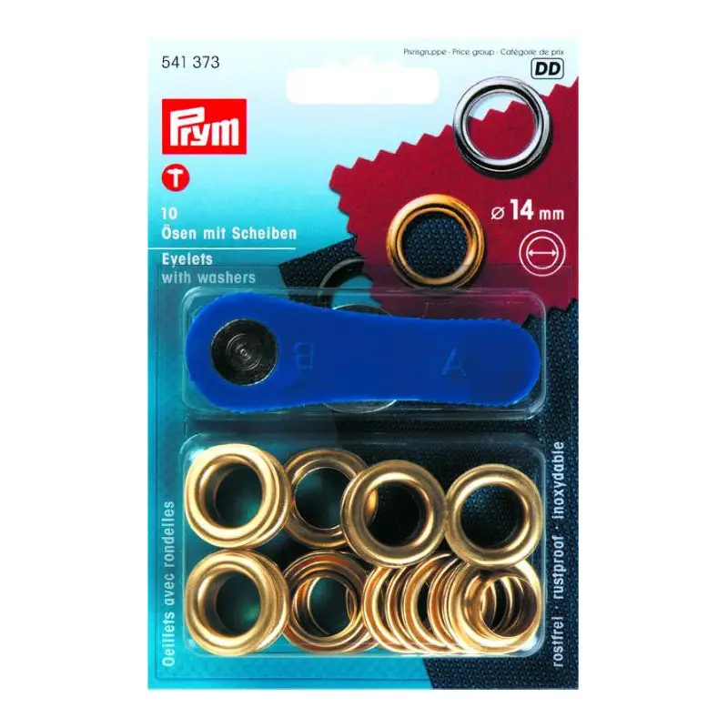 Quantité Limitée PRYM Oeillets laiton ø 14 mm