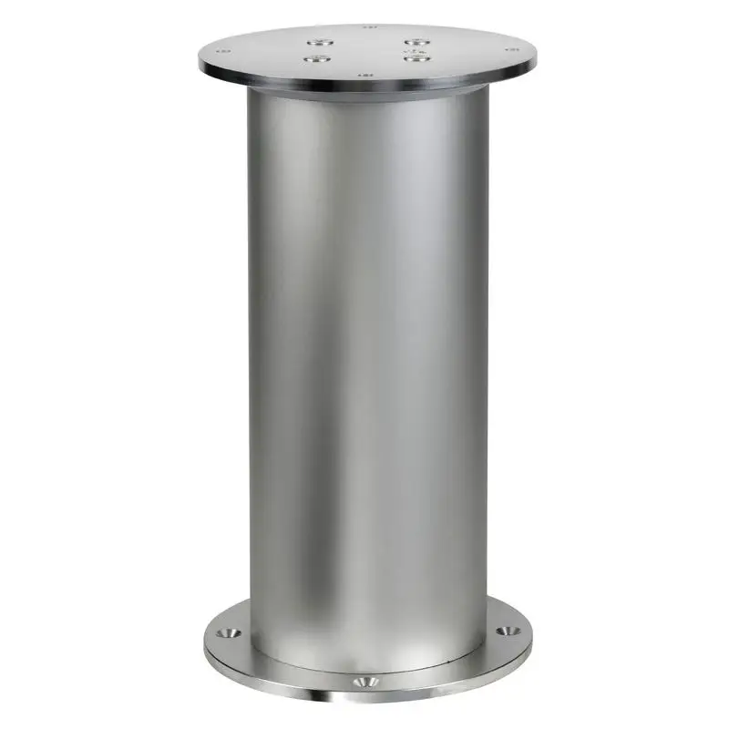 Produit De Marque Dudge 77 Pied de table électrique rond | Argent OSCULATI
