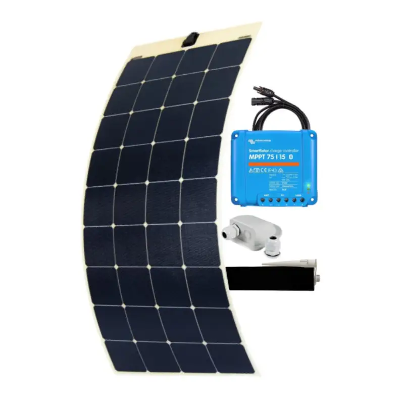 Paiement Sécurisé EM Kit solaire Marine Flex 170 W | VICTRON régulateur MPPT 75/15