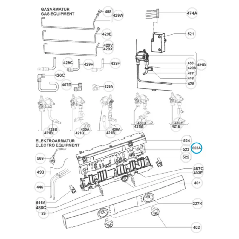 Pièces détachées DOMETIC RM7XX5L Commande En Gros