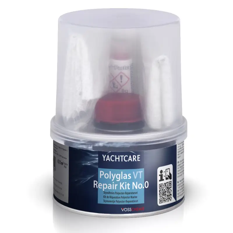 YACHTCARE Kit de réparation polyester marine Paiement Sécurisé