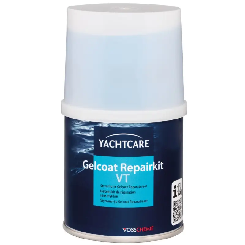 YACHTCARE Kit de réparation gelcoat blanc Must-Have