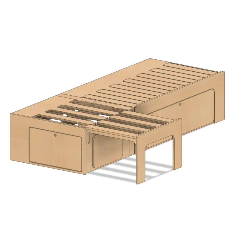 SIMPLE VANS Lit Peigne Standard - B120 Authentique
