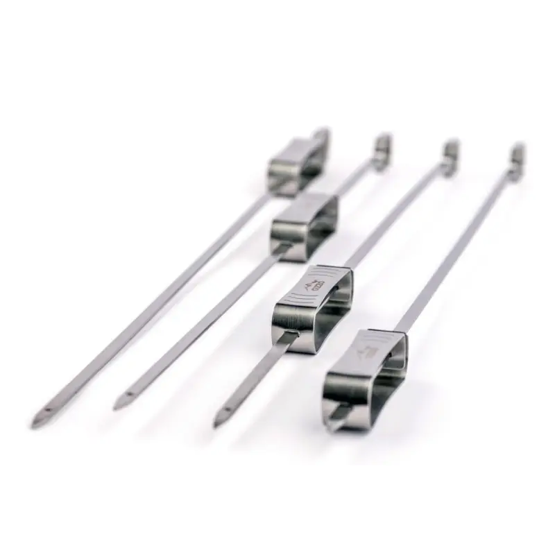 GIZZO Lot de 4 pics à brochette Soldes