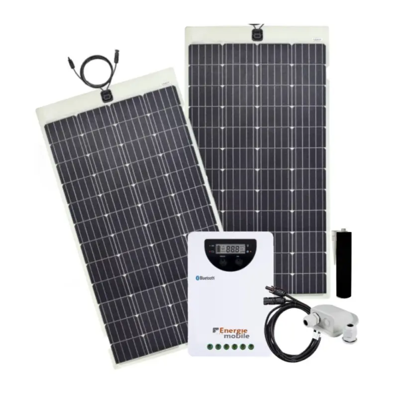 EM Kit solaire souple 420 W - Régulateur MPPT 100/40 BT Affaire À Saisir