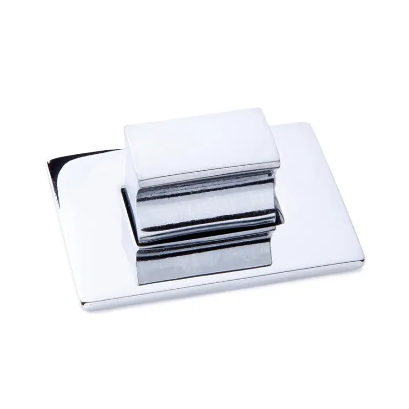 REIMO Bouton chromé P-Lock 40 x 30 mm Prix Cassé