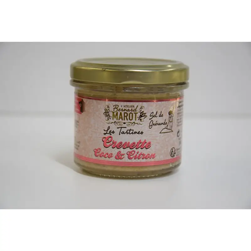 Expédié Aujourd'hui CREVETTES COCO CITRON SEL DE GUÉRANDE 100G