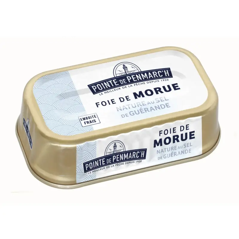 FOIE DE MORUE AU NATUREL 121G Pas Cher