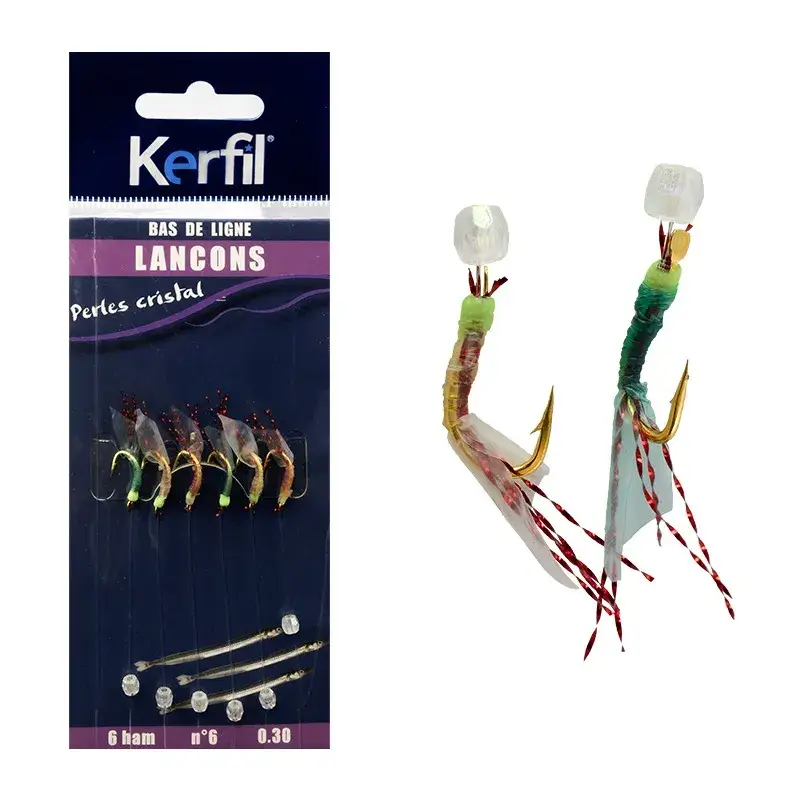 Dernière Chance BAS DE LIGNE KERFIL SPÉCIAL LANÇONS ROUGE