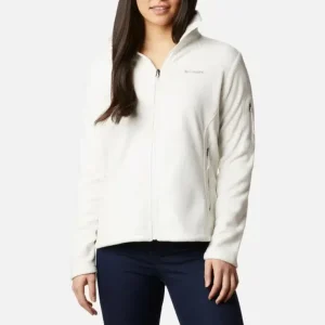 Veste polaire zippée femme FAST TREK™ II blanc "sea salt" COLUMBIA Offre Du Jour