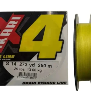 TRESSE IKARI X4 JAUNE 250M | POWERLINE Expédié Aujourd'hui