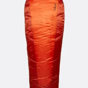 Expédié Aujourd'hui Sac de couchage synthétique Solar Eco 4 REG Firecracker Rab