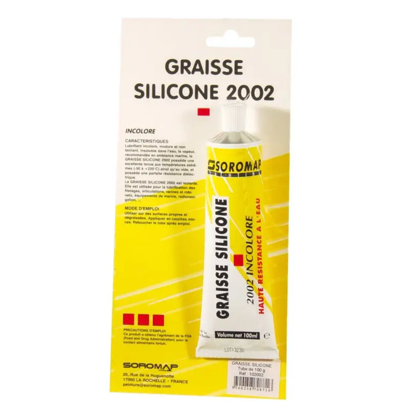 Graisse silicone Tube 100 g Soromap Seulement Aujourd'hui