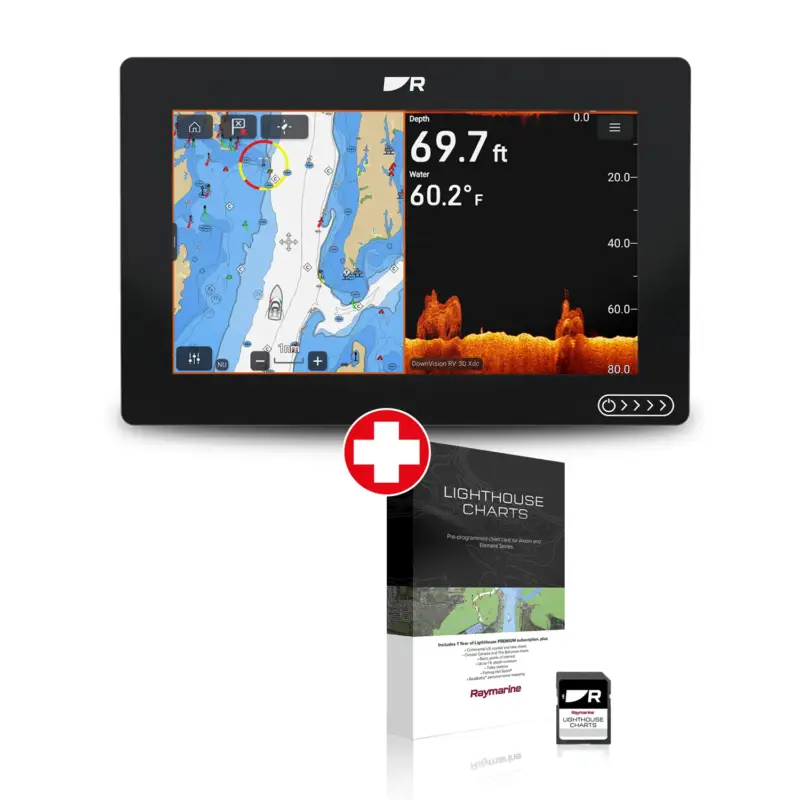 Usine Directe Raymarine Axiom 2 - écran tactile 9 pouces avec cartes marines