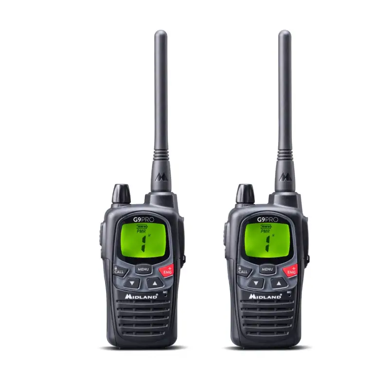 Commander Maintenant Midland G9 Pro set de 2 étuis PMR446