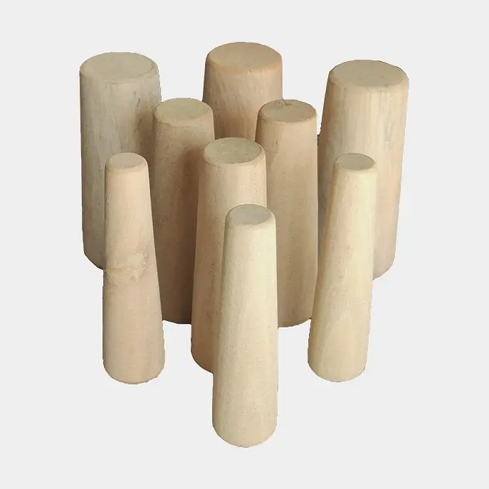 Must-Have Pinoches en bois bateau / kit de pinoches Plastimo Wooden Plugs Large, 9-pack