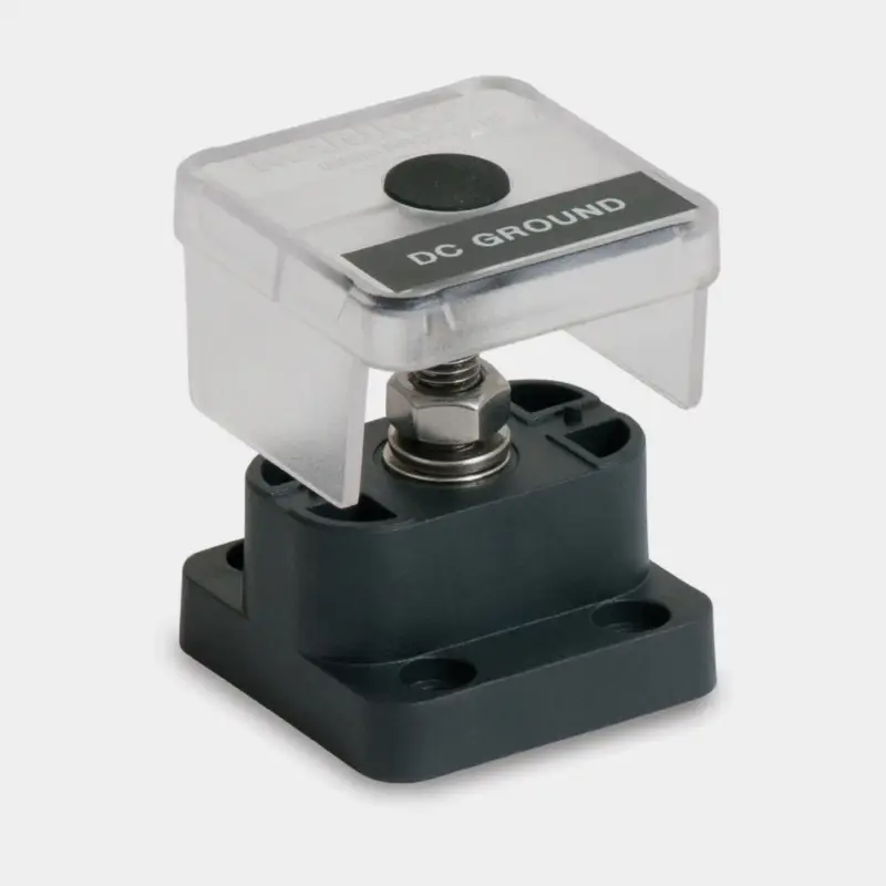 Barrette de connexion BEP Marine Pro Installer Insulated Stud Single, 1 x M8, 50 A, avec couvercle Produit De Marque