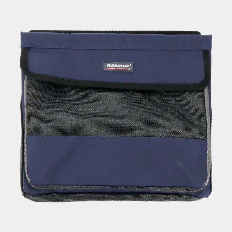 Sac à drisses Robship Rope Bag Navyline Medium, acrylique protégé UV, 36 x 32 x 10 cm, bleu marine + bouchons de fixation Prix Bas