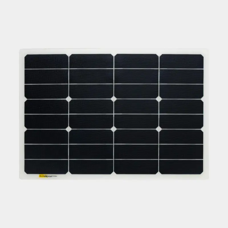 Panneau solaire souple Sunbeam Tough+ 39W Flush, 38.7 W, monocristallin, 12 V, 535 x 378 mm Haute Qualité