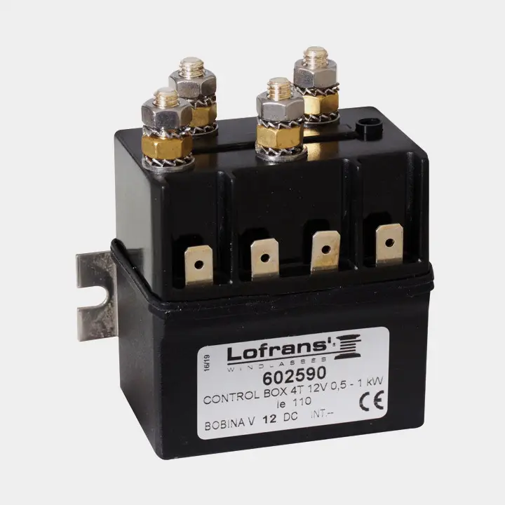 Soldes Boîte de relais Lofrans Control Box, compatible avec guindeaux Lofrans, 2- & 4-pôles, 12 V, 500 – 1000 W