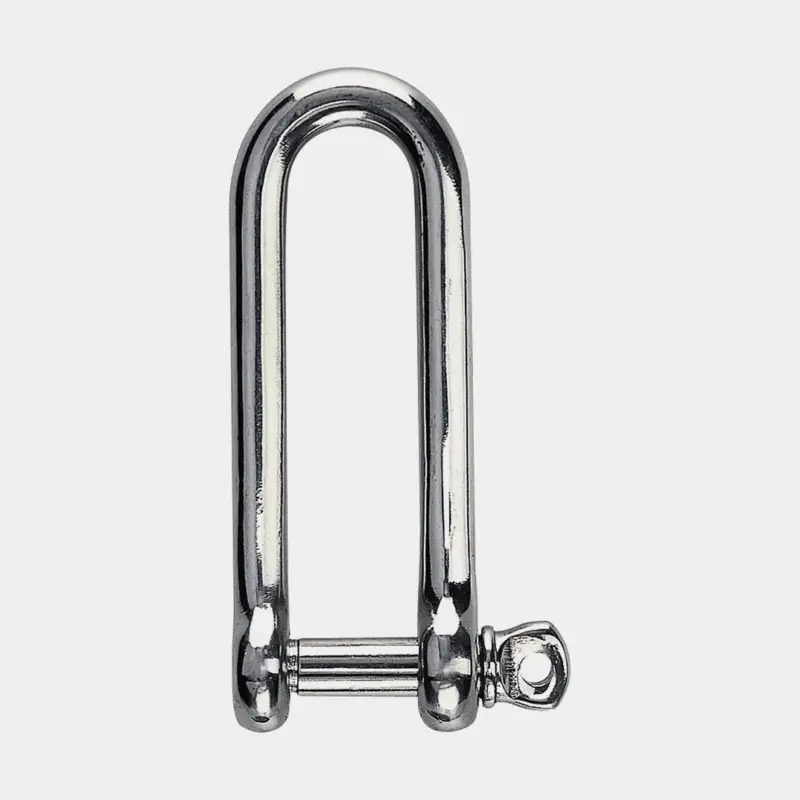 Expédition Rapide Manille droite longue NOCK Essentials, Ø8 mm, 60 mm, acier inoxydable, avec vis papillon filetée