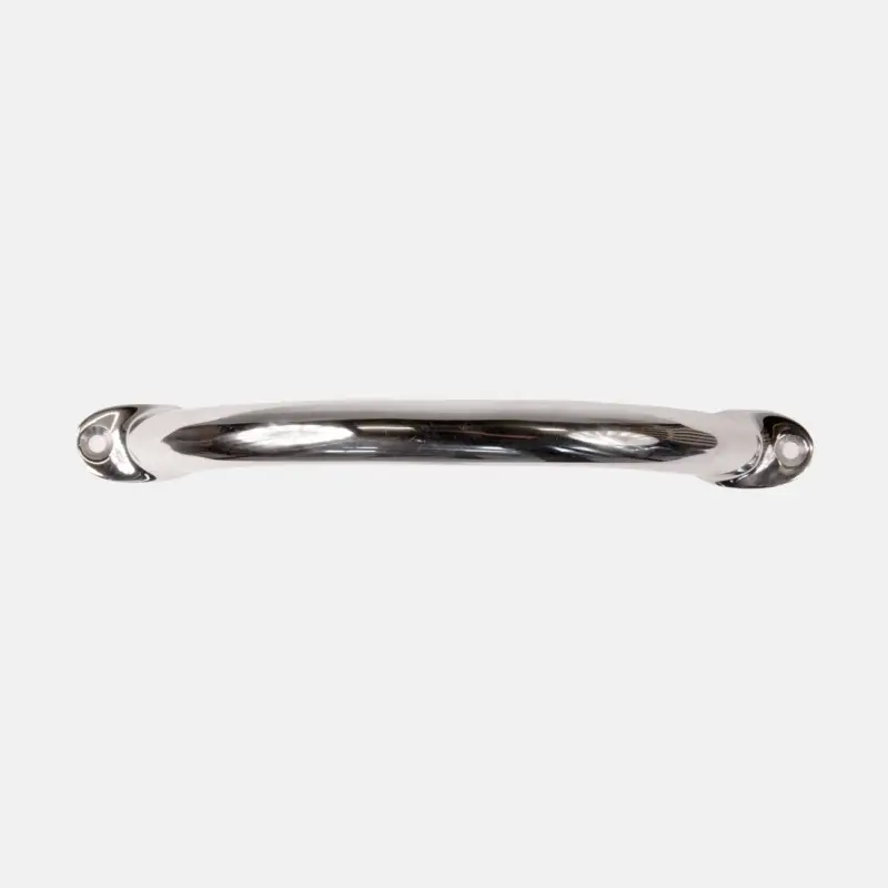 Poignée de maintien bateau NOCK Goodgrip, profil rond avec extrémité inclinée, pour vis, acier inoxydable résistant aux acides, 300 x Ø25 mm Offre Spéciale