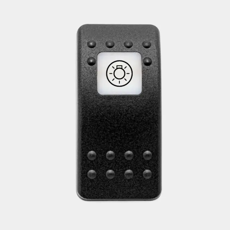 Capuchon / bouton pour interrupteur Carling Technologies Contura II, éclairage 1, noir Offre Spéciale