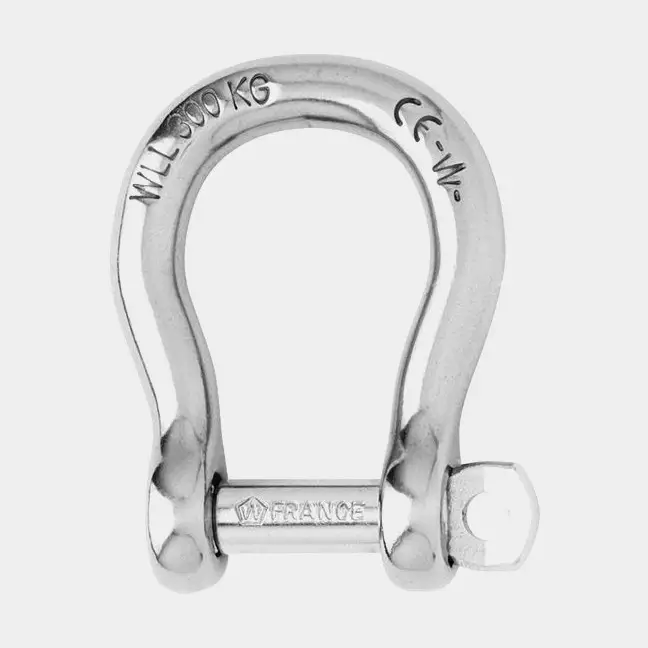 Manille lyre Wichard, Ø12 mm, 55 mm, acier inoxydable, avec vis papillon filetée, autobloquante Prix Réduit