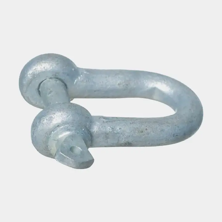 Manille droite 1852-Marine, Ø12 mm, 48 mm, acier galvanisé, avec vis papillon filetée Bon Marché