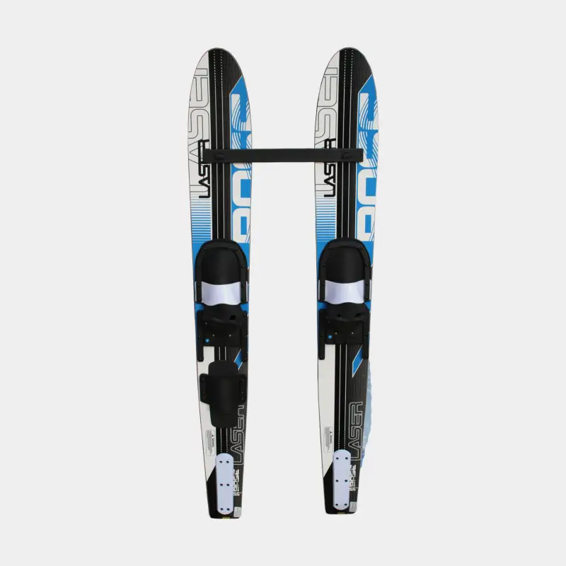 Acheter En Ligne Ski nautique pour enfants & junior BASE Laser Hybrid Combo 55″, 140 cm + fixations Slide réglables, convient aux skieurs 20 – 45 kg
