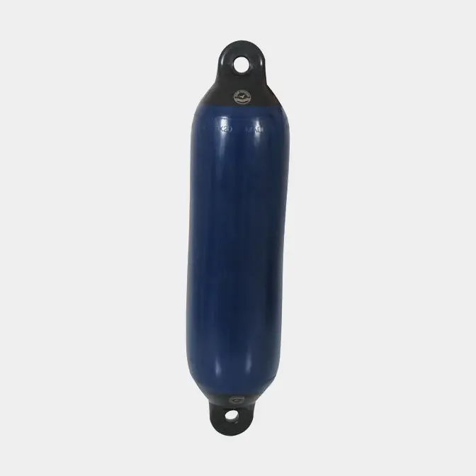 Pare-battage Dan-Fender Heavy Duty 1025, 70 cm, Ø25 cm, bleu marine avec sommet noir Certifié