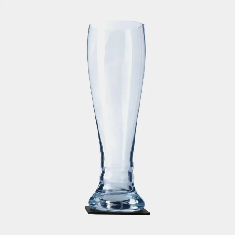 Promotion Saisonnière Verre à bière magnétique en cristal Silwy Magnetic Crystal Glass Wheat Beer, transparent, 50 cl + sous-verre magnétique