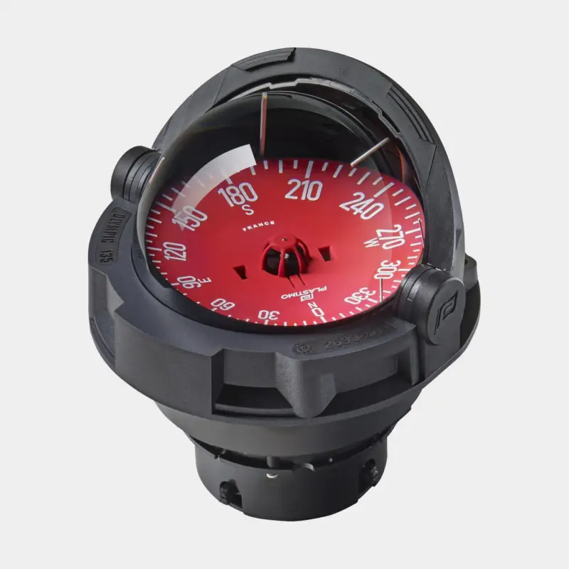 Bon Marché Compas de bateau Plastimo Olympic 135, montage encastré / sur fût, noir avec rose plate rouge Ø130 mm