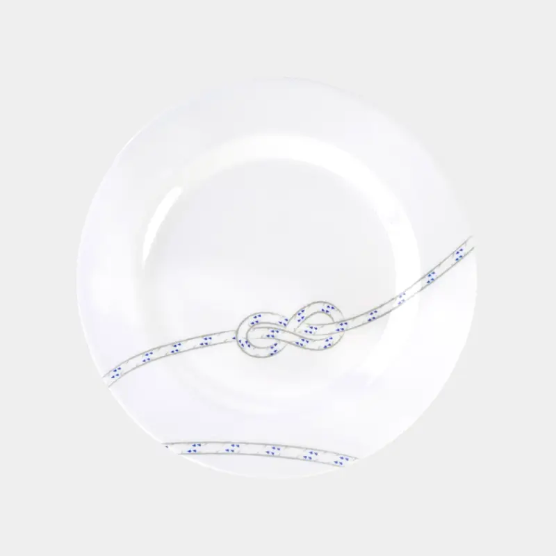 Assiettes en mélamine Couleur Mer South Pacific, blanc/motif, Ø22 cm, 6-pack Expédition Rapide