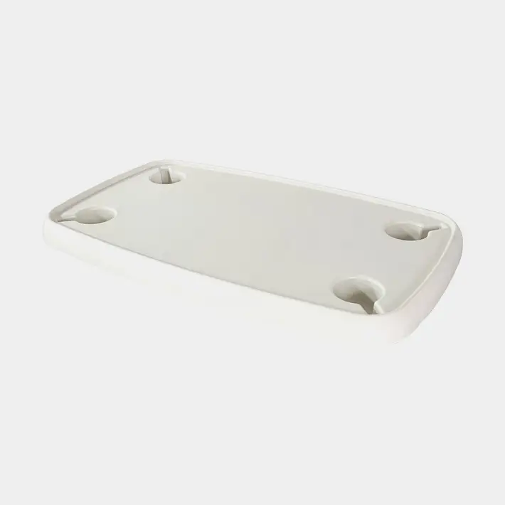 Nouvelle Collection Plateau de table en plastique Springfield, rectangulaire, 76 x 46 cm, avec 4 porte-gobelets