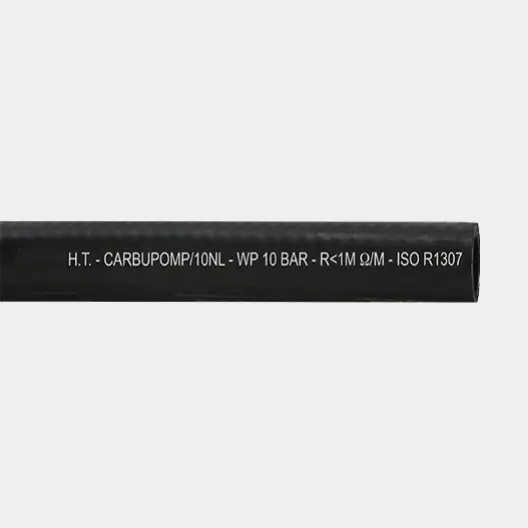 Nouvelle Collection Tuyau d’huile / tuyau de carburant / tuyau d’aspiration Hoses Technology CARBUPOMP/10NL, ISO R1307, caoutchouc renforcé, 19 mm (3/4″), 2 m, noir