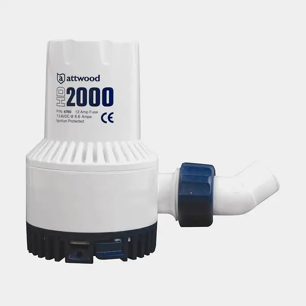 Pompe de cale électrique Attwood HD2000 GPH (126 litres/min), 24 V Promotion