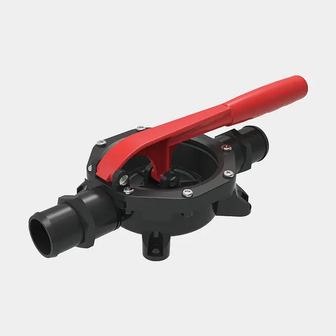 Pompe de cale manuelle SEAFLO Manual Diaphragm Hand Pump, 20 liter / minut (0.3 liter / slag), 1 1/2″ (38 mm) tuyau Commander Maintenant