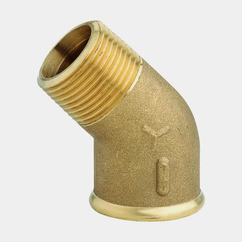 Affaire À Saisir Coude Maestrini 45° Elbow Male/Female, laiton, incliné 45°, 3/4″ G (BSP) (intérieur) à 3/4″ G (BSP) (extérieur)