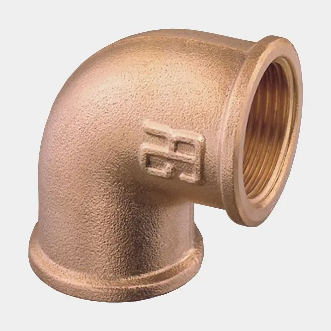 Certifié Coude Guidi 90° Elbow Female/Female, bronze, coudé 90°, 1 1/4″ G (BSP) (intérieur) à 1 1/4″ G (BSP) (intérieur)